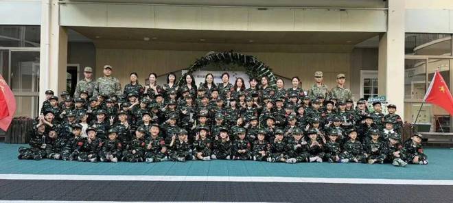 紅色潤童心 小小迷彩娃嘉興淵博慶安幼兒園2024大班學(xué)軍體驗(yàn)活動(dòng)(圖10)