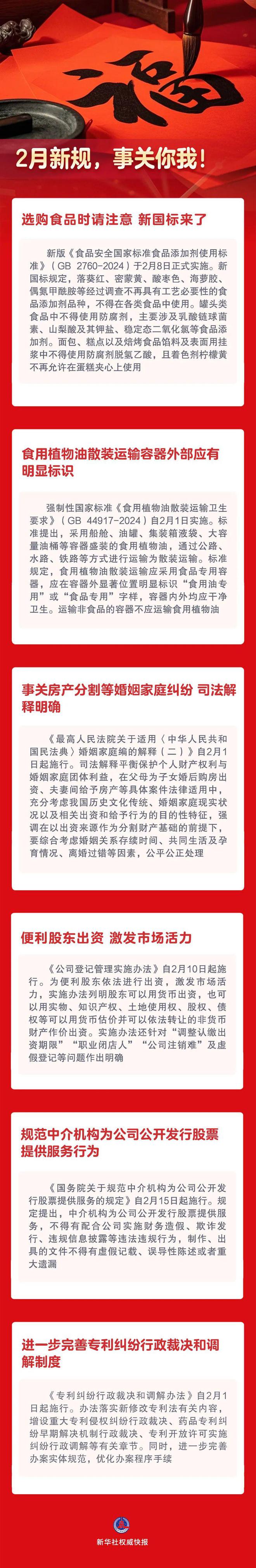 2月起！這些新規(guī)將影響你的生活(圖1)